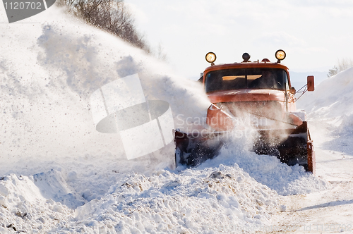 Image of Snowplow at work