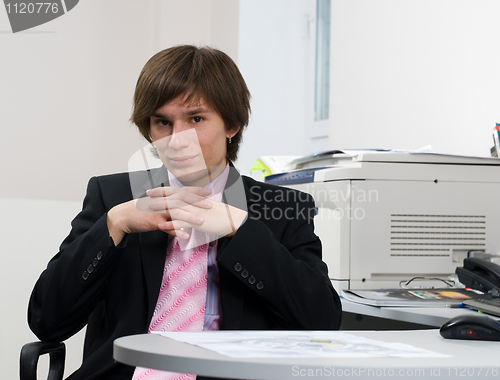 Image of Businessman in office