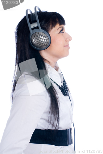 Image of Woman with headphones