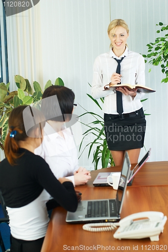 Image of Businesswoman presentation
