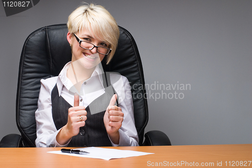 Image of Young businesswoman