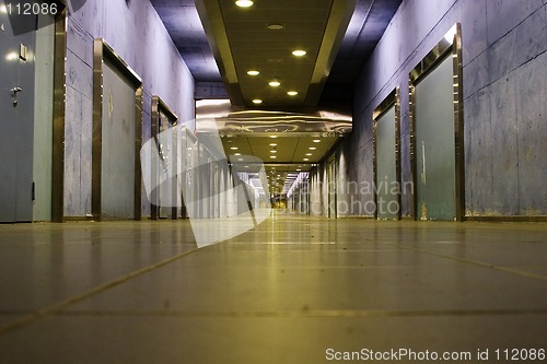 Image of Empty Abandoned Tunnel