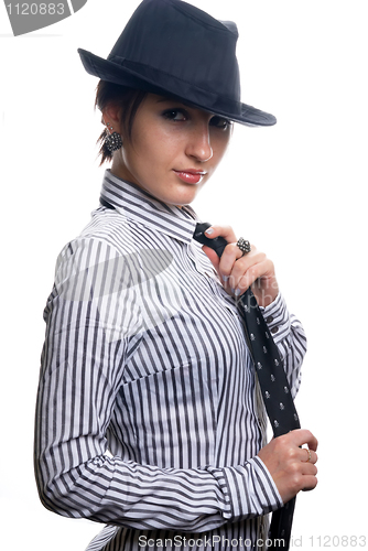 Image of Girl with tie