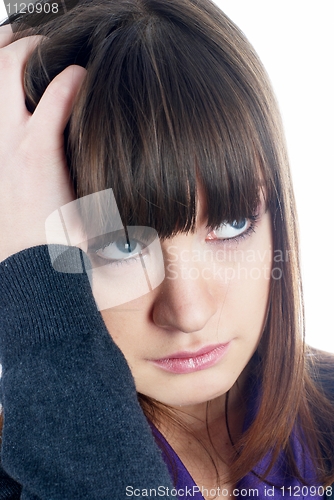 Image of Girl with headache