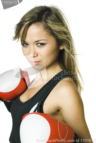 Image of Boxing girl