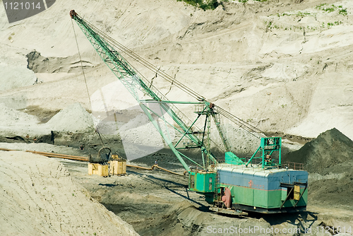 Image of Amber open-cast mining in Yantarny, Russia