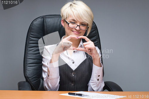 Image of Young businesswoman