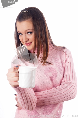 Image of Woman with cup