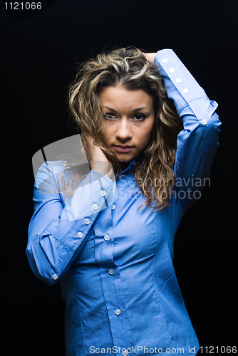Image of Portrait of pretty woman