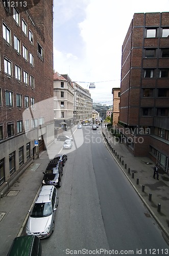 Image of Oslo, Norway street.