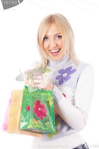 Image of Shopping girl