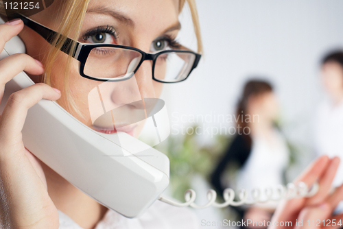 Image of Calling woman