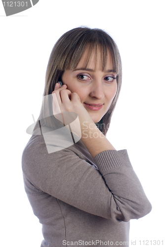 Image of Woman with phone