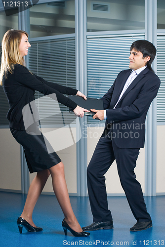 Image of Businessman argue