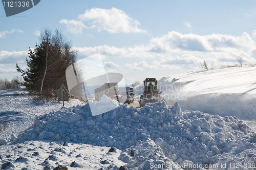 Image of Snowplow at work