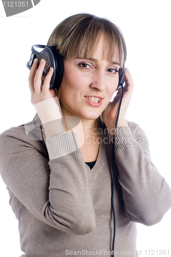 Image of Woman with headphones