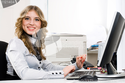 Image of Young businesswoman