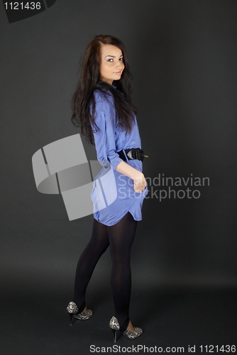 Image of Portrait of pretty woman