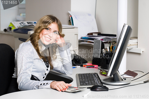 Image of Young businesswoman
