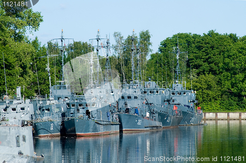 Image of Russian war ships