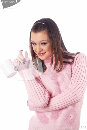Image of Woman with cup