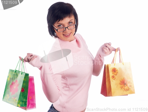 Image of Shopping girl