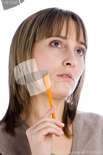 Image of Dreaming woman
