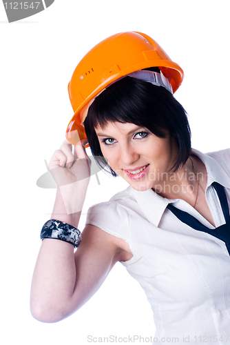Image of Girl in helmet