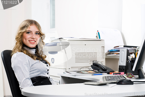 Image of Young businesswoman