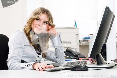 Image of Young businesswoman
