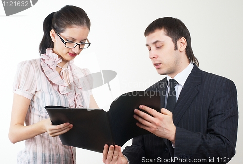Image of Businessman in office