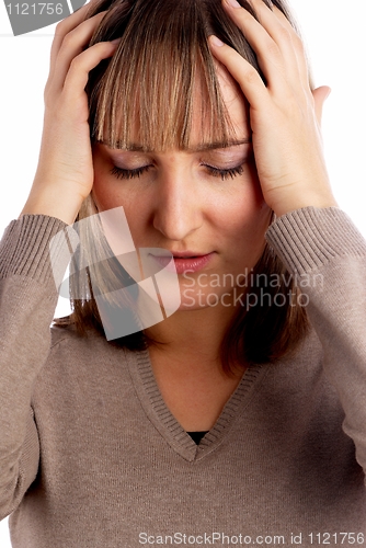 Image of Girl with headache