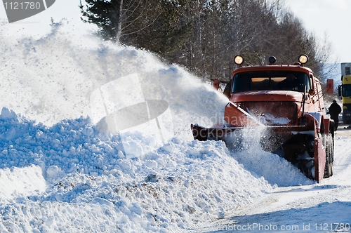 Image of Snowplow at work