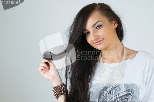Image of Portrait of beautiful girl