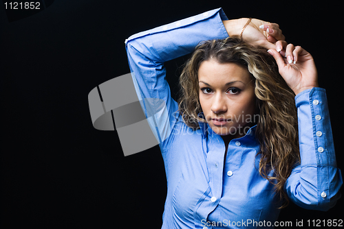 Image of Portrait of pretty woman