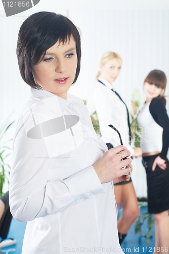 Image of Businesswoman with spectacles