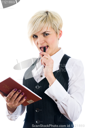 Image of Woman with daily log