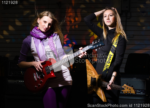 Image of Woman with guitar