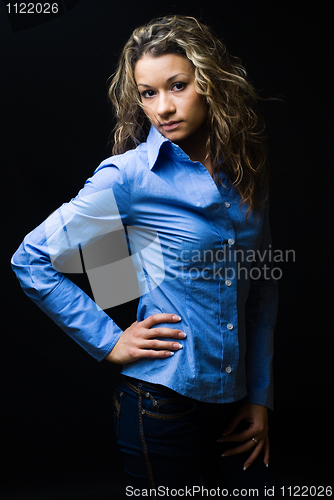Image of Portrait of pretty woman