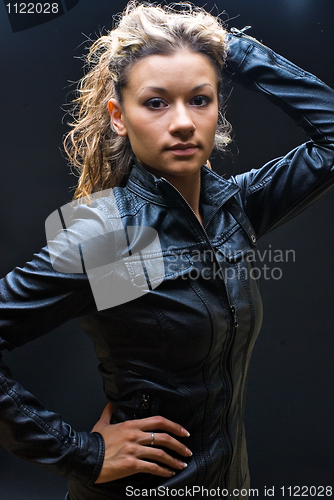 Image of Portrait of pretty woman