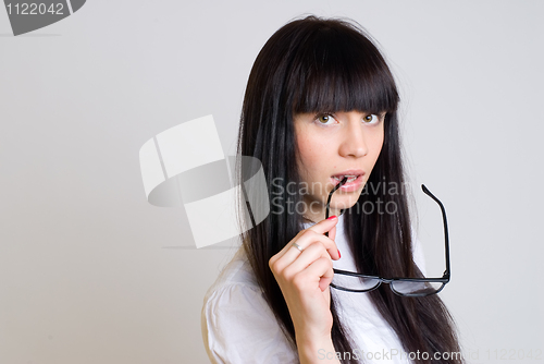 Image of Girl with glasses