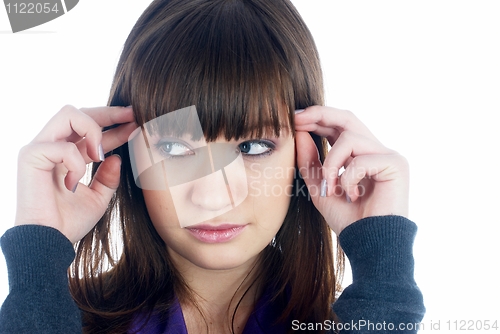 Image of Girl with headache