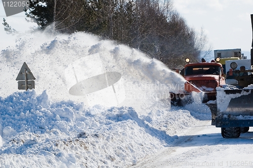 Image of Snowplow at work