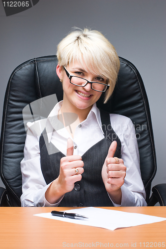 Image of Young businesswoman