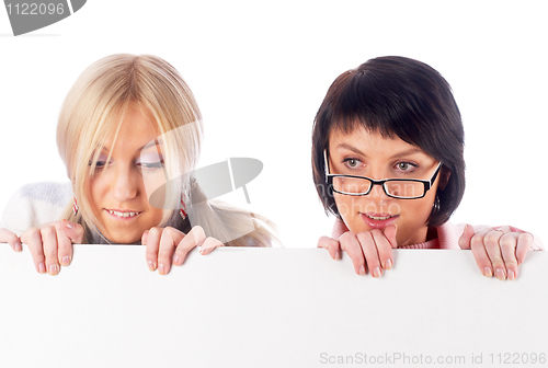 Image of Woman beside whiteboard