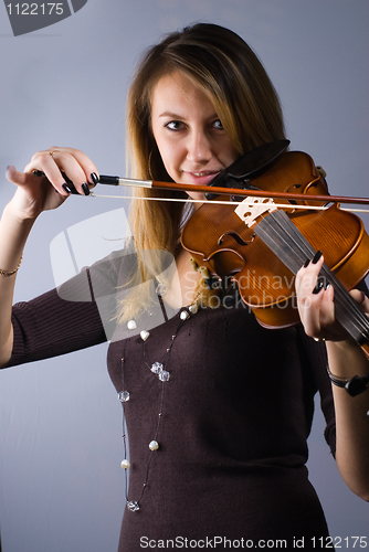 Image of Girl with violin