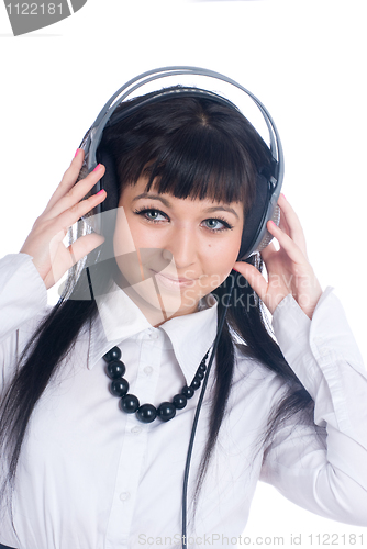 Image of Woman with headphones