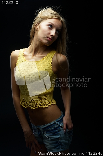 Image of Portrait of beautiful blonde