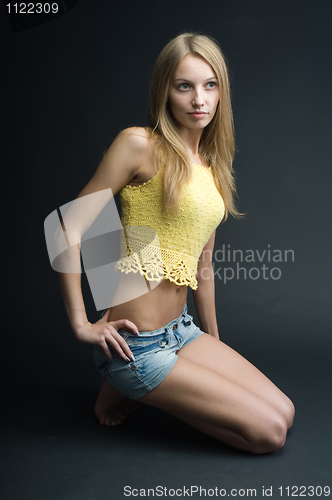 Image of Portrait of beautiful blonde