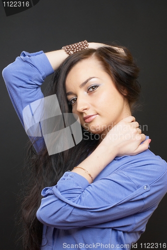 Image of Portrait of pretty woman